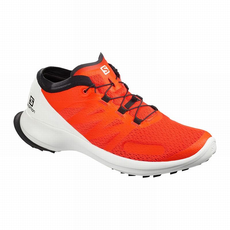 Zapatillas Trail Running Salomon Hombre Naranjas - Salomon Argentina SENSE FLOW ,132064-FSW